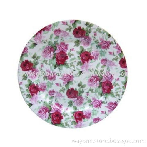 7.5" New bone China dessert plate, flower design, new for 2014, suitable for home or party